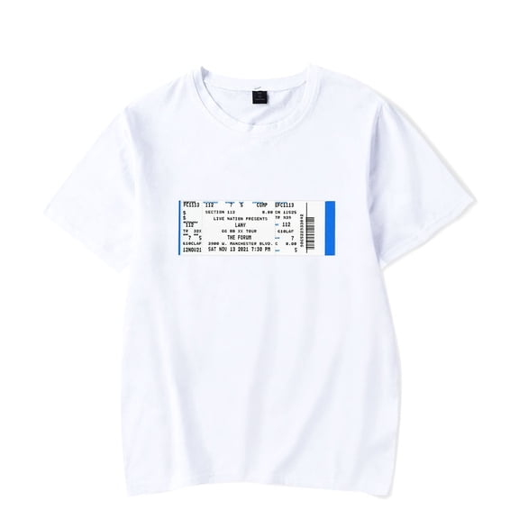 LANY Merch T-Shirt live from The Forum Album Cover Logo T Shirts Short Sleeve Top Tees Men Women
