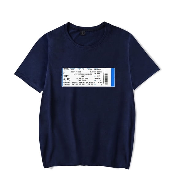 LANY Merch T-Shirt live from The Forum Album Cover Logo T Shirts Short Sleeve Top Tees Men Women