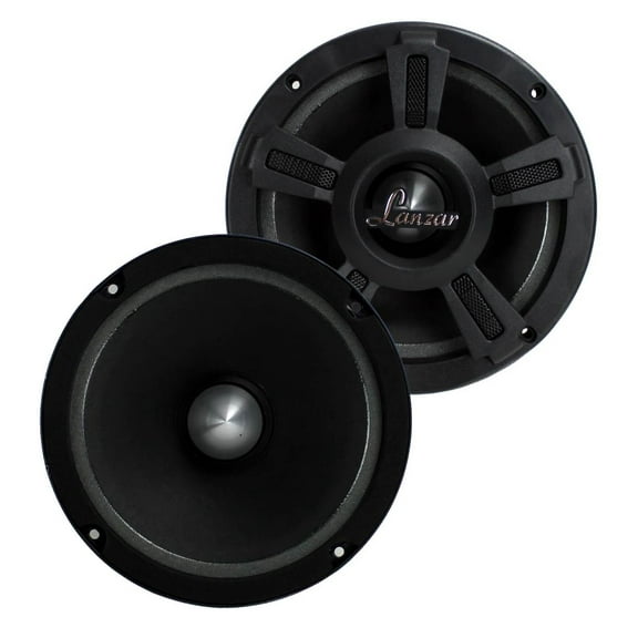 LANZAR OPTI6MI 6.5" 1000W Car Mid bass Mid Range Audio Speakers PAIR
