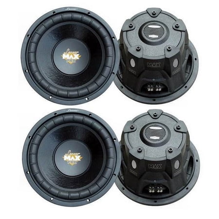 LANZAR PRO MAXP84 8" 3200W Car Audio Subs SVC 4 Ohm Power Subwoofers (4 Pack)