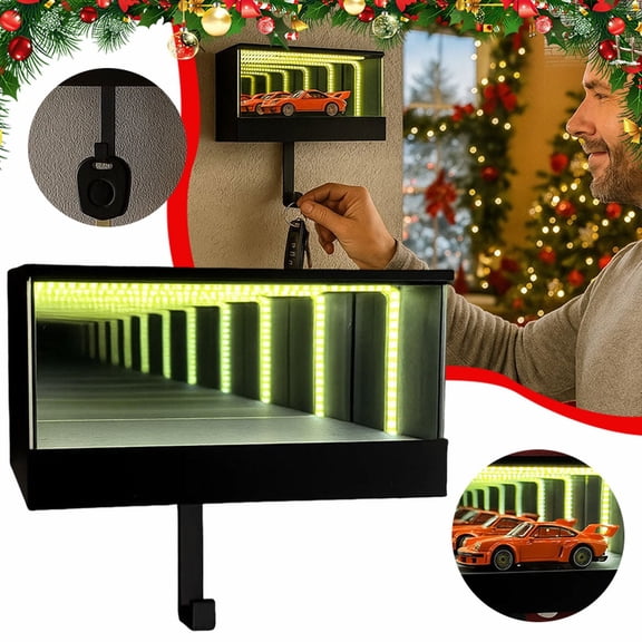 LANpengDZ Infinite Garage Keychain Novelty Toy Key Ring For Men Women Stress Car Accessory For Dad Car Lovers 1 garage key rack Model garage key holder Home & Garden Tools Series Hooks hook up