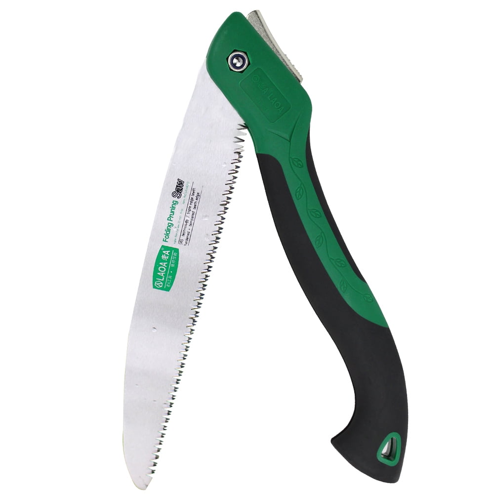 LAOA Folding Saw,10 Inch Hand Pruning Saw Sharp Tough for Tree Trimming,Camping,Gardening