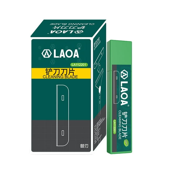 LAOA Glass Scraper Tile Scraper Clean Scraper Metal Blades 100Pack