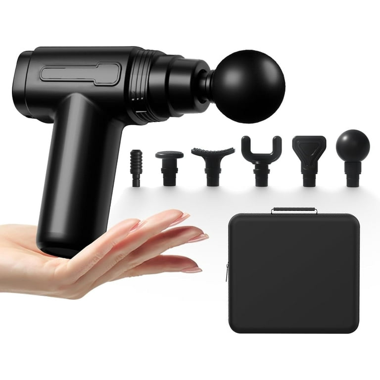 LAOBEN Mini Massage Gun Deep Tissue 10 Speeds Type C Charging Portable Pain Relief Black Walmart