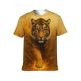 thumbnail image 1 of LAOLIUSN Funny Tiger Printed T-Shirt Animal Graphic Tee Shirt，S-4XL, 1 of 7
