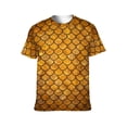 thumbnail image 1 of LAOLIUSN Men’s All Over Print Scale Pattern T-Shirt, Mermaid Dragon Scales Graphic Tee, Short Sleeve Crewneck,Sizes S-4XL, 1 of 7