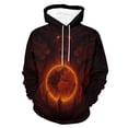 thumbnail image 1 of LAOLIUSN Men's Traditional Dragon Hoodie Funny Anime Graphic Sweatshirts Size S–4XL, 1 of 7