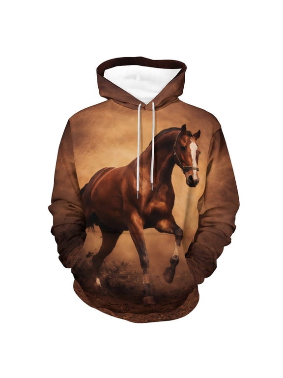 Pattern From Country Western Pullover Mens Casual Hoodies