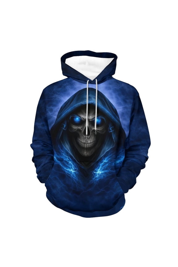 Soul Men's Skull Pattern 3D Print Fashion Design Hoodies Sweatshirt, S-4XL