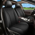 thumbnail image 1 of LAONNVIR Car Seat Cover Fit for Ford Escape 2001-2025 Faux Leather Waterproof Seat Covers Automotive Seat Protectors Cushions Black,Front Set(2 Seats), 1 of 8