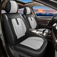 thumbnail image 1 of LAONNVIR Car Front Seat Covers Fit for Dodge Charger 2007-2024 Waterproof Leather Seat Protectors Premium Leather Car Interior Grey,Front Set, 1 of 8