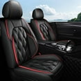 thumbnail image 1 of LAONNVIR Car Seat Cover Full Set Custom Fit for Cadillac STS 2005-2011 Full Set Leather Seat Cushion Airbag Compatible Easy To Install Black,Full Set(5 Seat), 1 of 8