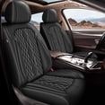 thumbnail image 1 of LAONNVIR Car Seat Covers Custom Fit for Buick Encore GX 2020-2025:Waterproof Breathable Leather Carseat Protector Compatible Airbag Black,Full Set(5 Seat), 1 of 8
