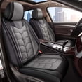 thumbnail image 1 of LAONNVIR Car Seat Covers Fit for GMC Terrain 2010-2025 Front Set Breathable Leather Vehicle Seat Cushion Suitable for All Seasons(Black&Grey,Front Seat), 1 of 7