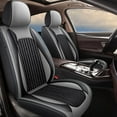 thumbnail image 1 of LAONNVIR Car Seat Covers Fit for Honda Accord 2003-2017: Full Set Breathable Leather Vehicle Seat Cushion Suitable for All Seasons Grey,Full Set(5 Seat), 1 of 8