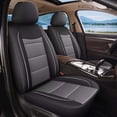 thumbnail image 1 of LAONNVIR Car Seat Covers Fit for Nissan Frontier 2009-2025 Front Set Waterproof Leather Vehicle Seat Cushion Luxury Automotive Protector(Grey,2PCS Front), 1 of 8