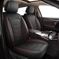 thumbnail image 1 of LAONNVIR Car Seat Covers Fit for Nissan Rogue 2010-2025 Front Set Leather Seat Cushion Waterproof Automotive Seat Protectors,Red Front Set(2 Seats), 1 of 8