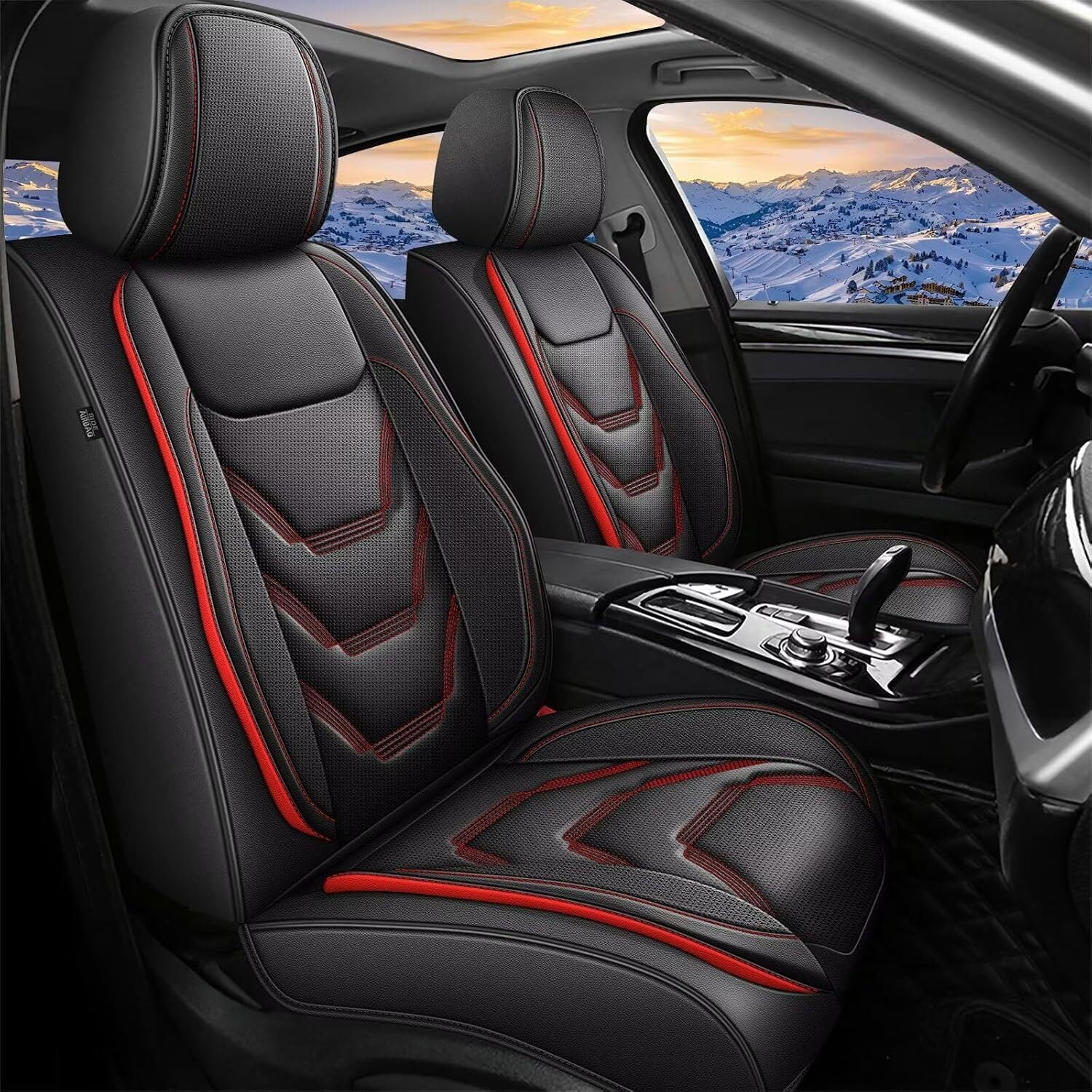 LAONNVIR Car Seat Covers Front Seats,Comfort Classic Leather Car Seat ...