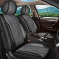 thumbnail image 1 of LAONNVIR Car Seat Protectors Full Set Fit for Jeep Grand Cherokee 2022-2025 Full Set Breathable Leather Car Seat Covers Grey,Full Set(5Seat), 1 of 8