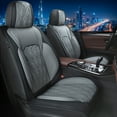 thumbnail image 1 of LAONNVIR Front Car Seat Covers,Waterproof Leather Driver Seat Protectors,Luxury Auto Interior Cushions Custom Fit for Ford Fusion 2010-2020,Black&Grey, 1 of 8