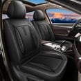 thumbnail image 1 of LAONNVIR Full Set Car Seat Covers Fit for Kia Seltos 2021-2025 Faux Leather Seat Cover 2 Rows 5 Seats Seat Cushion Protector Waterproof Black,Full Set, 1 of 8