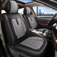 thumbnail image 1 of LAONNVIR Full Set Car Seat Covers Fit for Subaru Ascent 2019-2024 Breathable Leather Seat Covers Waterproof Automotive Seat Cushion Protectors Grey,Full Set, 1 of 8