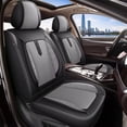 thumbnail image 1 of LAONNVIR Full Set Car Seat Covers Fit for Toyota Prius V 2012-2017 Faux Leather Seat Cover 2 Rows 5 Seats Seat Cushion Protector Waterproof Grey,Full Set, 1 of 8