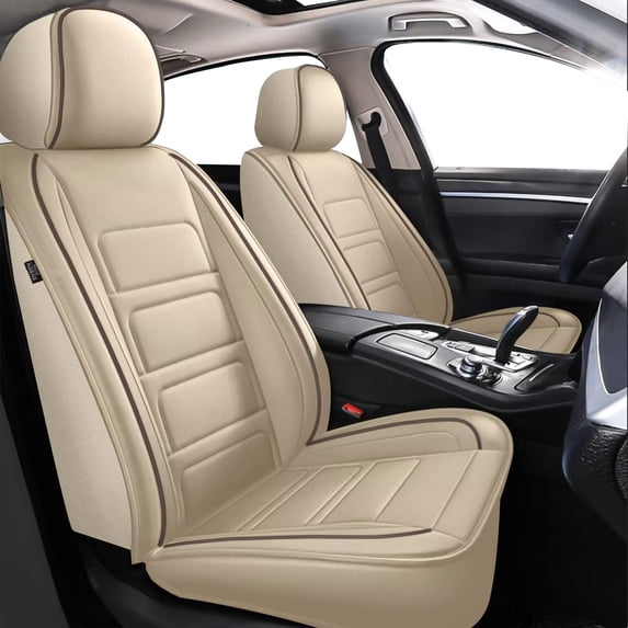 HQBQBUG Full Set Car Seat Covers Fit for BMW X5 2007-2025:5 Seats Full Set Breathable Leather Automotive Seat Protectors Gray,Full Set(5Seat)
