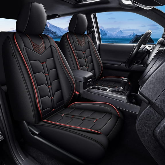 LAONNVIR Full Set Seat Covers Car Seat Covers Fit for Toyota Tacoma 2005-2023 5-Seats Truck Pickup Double/Crew Cab SR SR5 TRD Sport TRD Off-Road PreRunner Trims