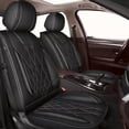 thumbnail image 1 of HQBQBUG Car Seat Covers for Volvo XC40 2019-2025:Full Set Waterproof Leather Seat Protector,Suitable for All Seasons Easy to Stall Black,Full Set(5Seat), 1 of 8