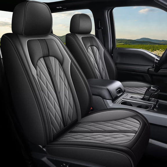 LAONNVIR Seat Covers Custom Fit for Chevrolet Colorado Crew Cab Z71 LT ZR2 2015-2025 5 Seats Car Seat Covers Faux Leather Full Set Pickup Seat Cushion Protector