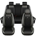 thumbnail image 1 of LAONNVIR Seat Covers for Cars Fit for Subaru Ascent 2019-2024 Full Set Breathable Leather Car Seat Covers Grey,Full Set(5 Seat), 1 of 5