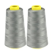 LAOSR Household Color Polyester Sewing Thread Pagoda Thread 2PC 2300 Yards Gray