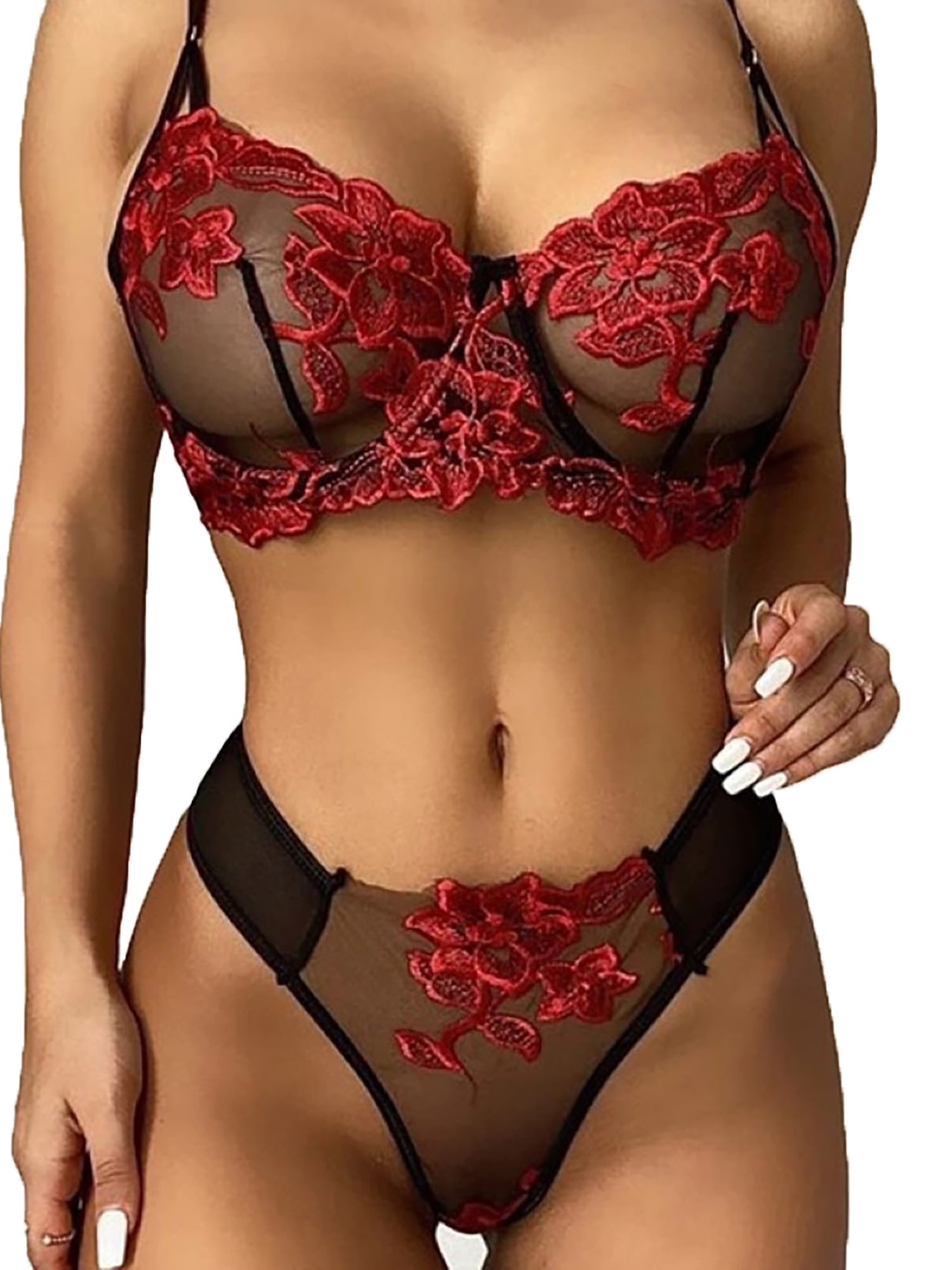 Bras Sets Sexy Lingerie For Women Bra And Panty See Through Lingerie Sets  Sexy Womens Underwear Set Seamless Lace Bra Set 230505 From 8,91 €