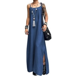 Plus size denim dress walmart hotsell