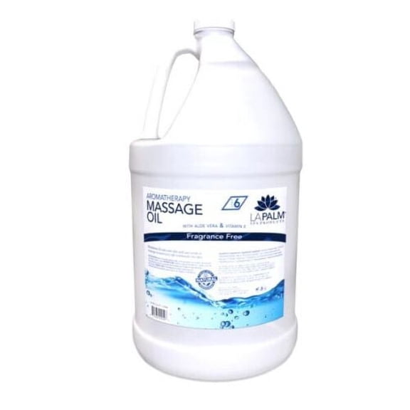 LAPALM - Aromatherapy Massage Oil - Fragrance Free 128 fl oz