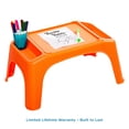 thumbnail image 1 of LapGear Turtle Table Kids Flexible Seating Lap Desk Tray, Orange, 1 of 9