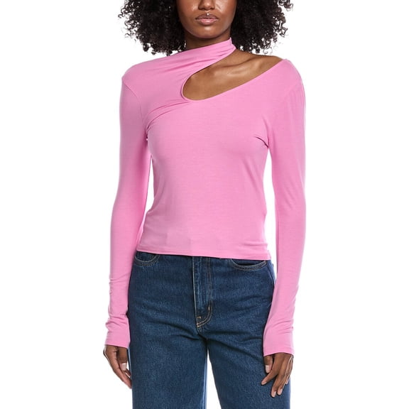 LAPOINTE womens  Lightweight Jersey Top, xs, Pink