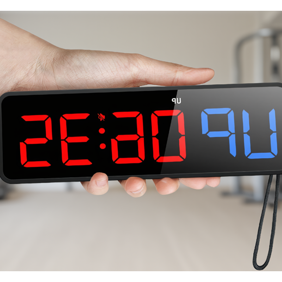 LAPTOM MAX 1-Pack Interval Timer Clock with Remote Control, Magnetic , USB-C Rechargeable, 6 Workout Modes for Home Gym