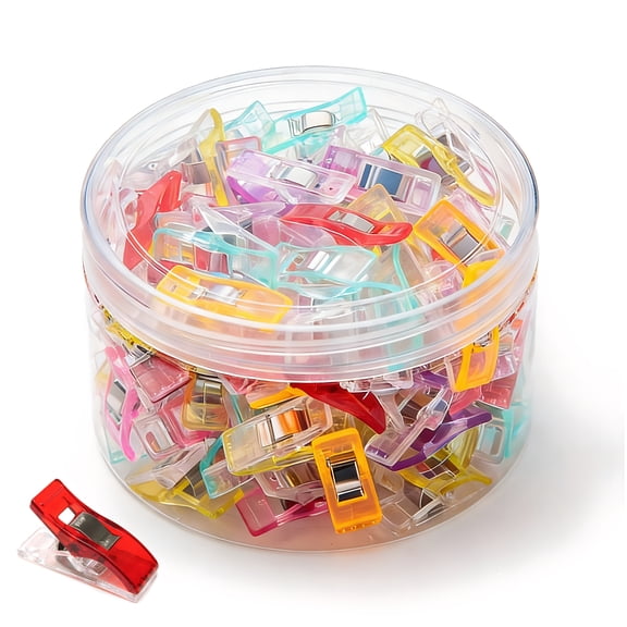 LAPTOM MAX 50pcs Premium Sewing Clips, Multipurpose Quilting & Crafting Accessories, Assorted Bright Colors