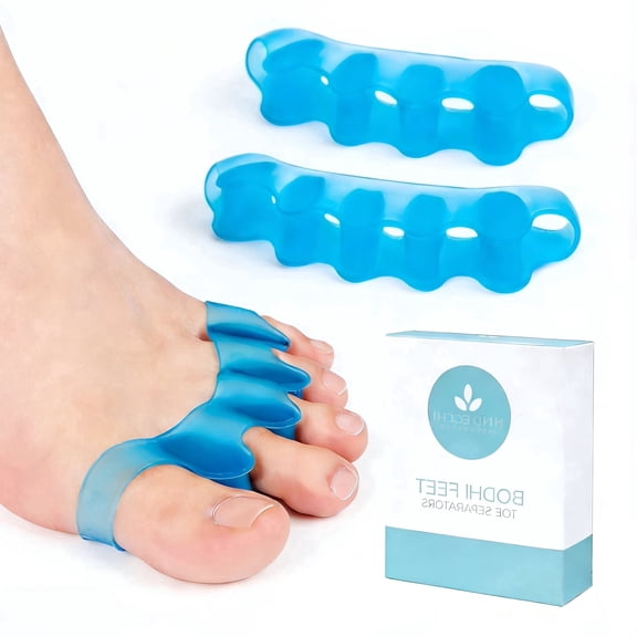 Bochen Flexible Toe Straightener for Bunion Correction, Blue (1 Piece)