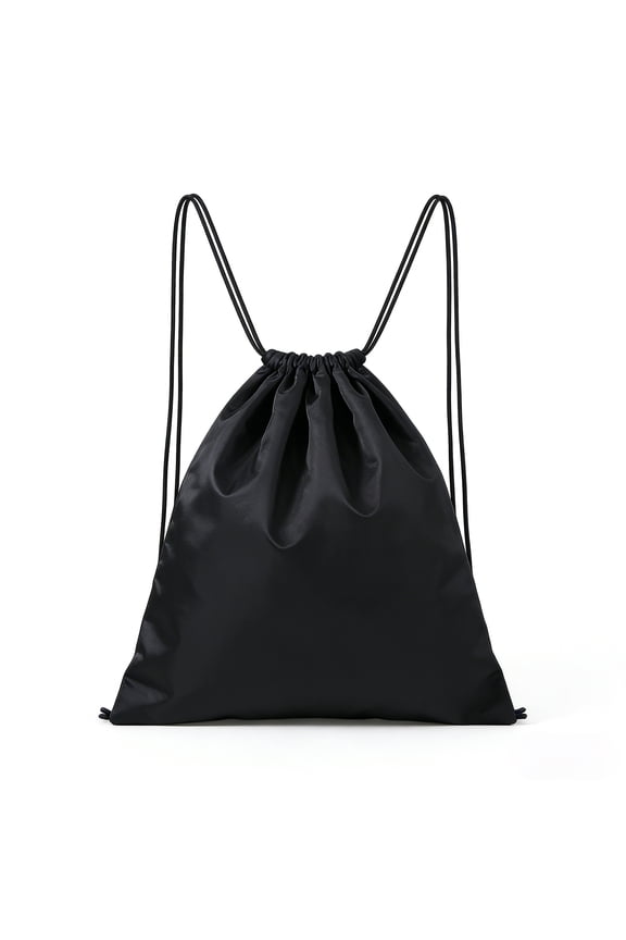 Drawstring Backpack, Water-Resistant Nylon String Bag Sackpack for Gym, Sport, Shopping, Yoga