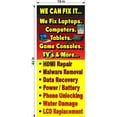 thumbnail image 1 of LAPTOP TABLET GAME CONSOLE TV CELL PHONE REPAIR PERF VINYL DECAL 19" x 44", 1 of 1