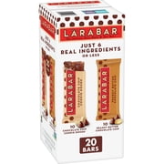 LARABAR Fruit and Nut Bar, PB Choc. Chip and Choc. Chip Cookie Dough, 20ct