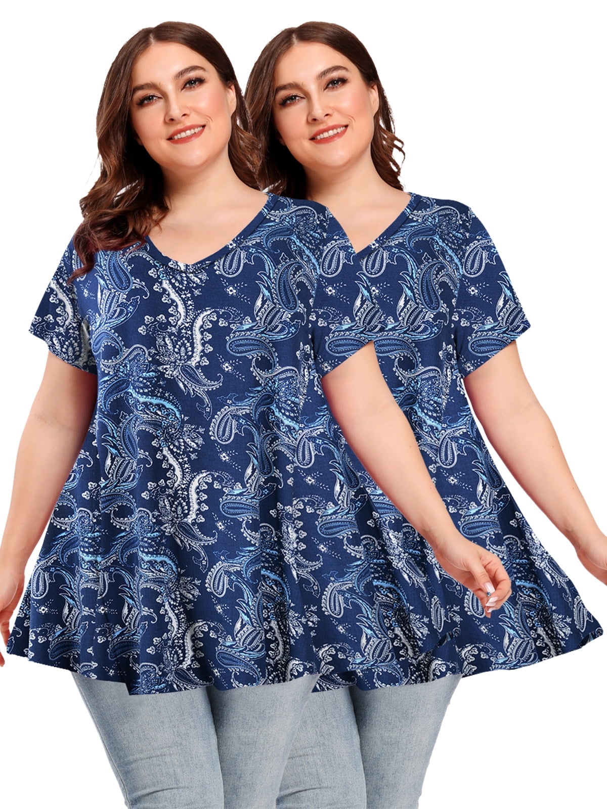 ONTINVA Women's Plus Size Puff Sleeve Sheer Mesh Top - Cute See-Through Peplum Blouse With Detachable Belt