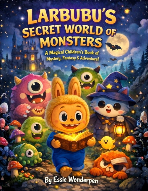 LARBUBU's Secret World of Monsters: A magical children's book for boys and girls who love mystery, fantasy, and adventur, (Paperback)