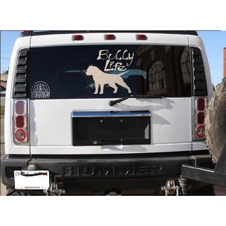 LARGE American Bully APBT Sticker Decal pit bull rescue k9 parolees jl chints