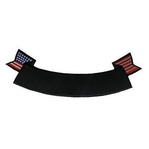 LARGE BLANK LOWER ROCKER BACK PATCH DIY CUSTOMIZE STARS STRIPES PATRIOTIC USA