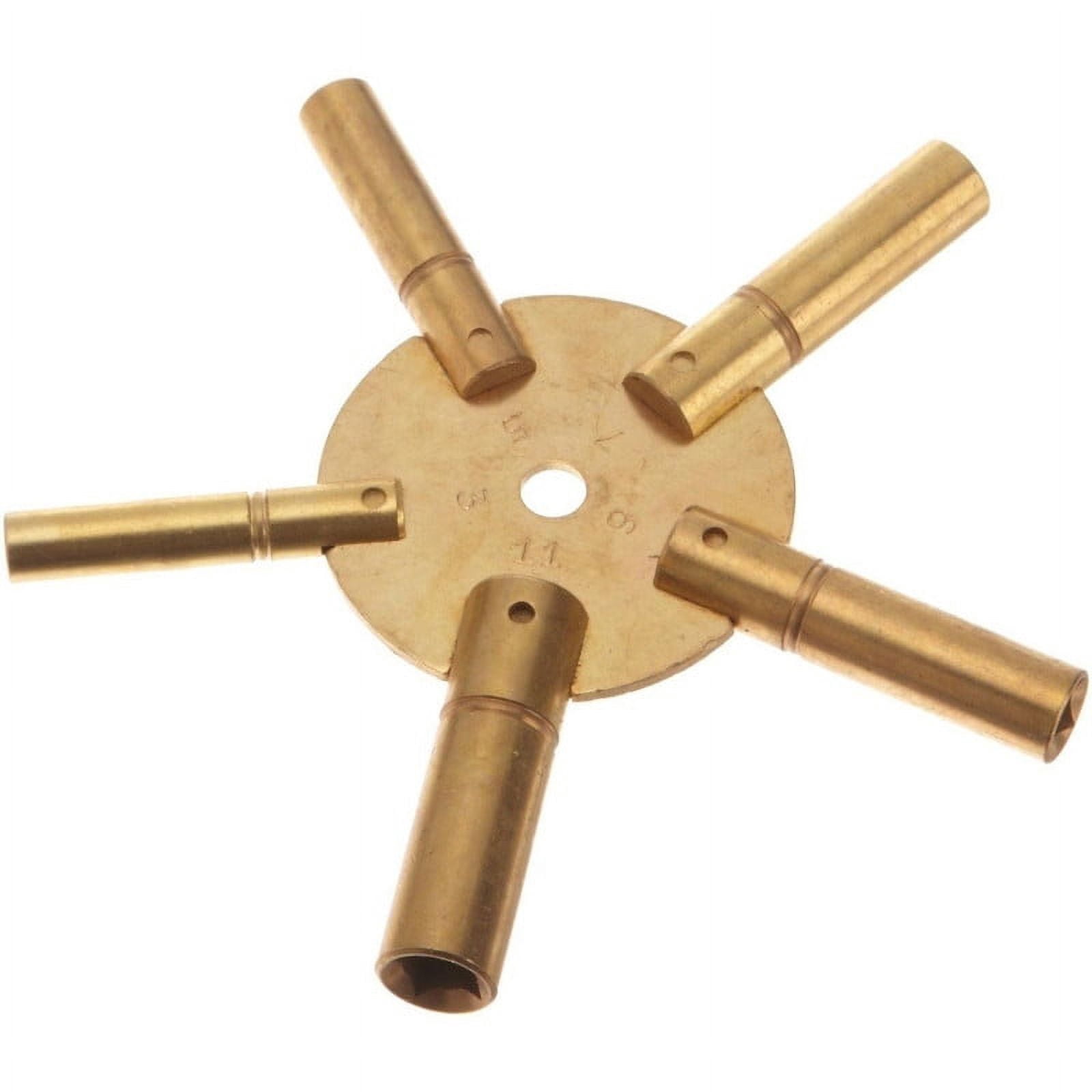 LARGE - Clock Winding Key - Brass, Odd Number (5186) - Walmart.com