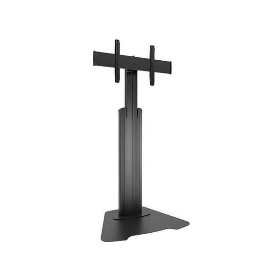 Chief Large Fusion Manual Height Adjustable Floor Stand - Up To 80 Screen Support - 200 Lb Load Capacity - Flat Panel Monitor Type Supporte